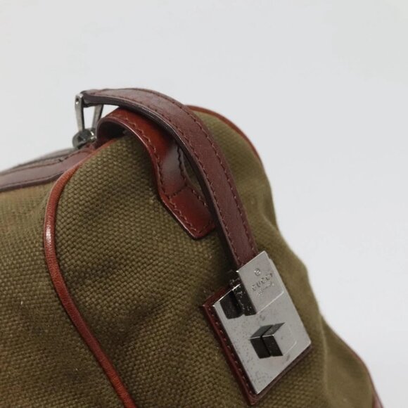 GUCCI Hand Bag Canvas Leather Khaki Brown 30458 Auth 135059 - Picture 10 of 16